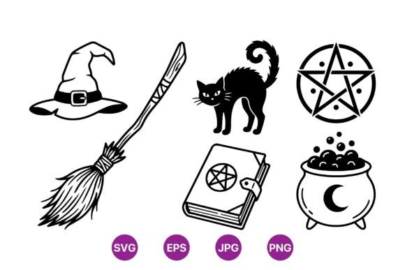 Download Witchcraft Magic Clipart Set - Premium Resources
