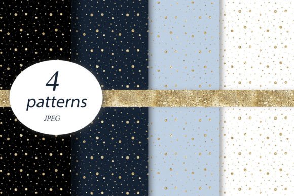 Download Gold Spray Patterns Paper - Gold Collection