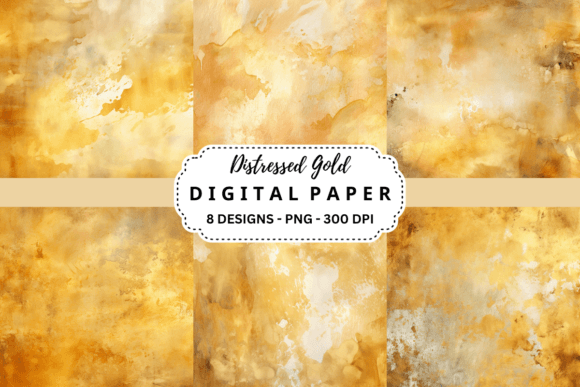 Download Watercolor Distressed Gold Background - Gold Collection