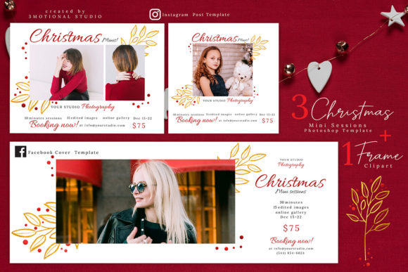 Download Christmas Mini Sessions Template 04 - Christmas mini Collection