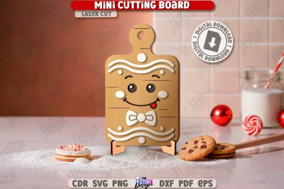 Download Christmas Mini Cutting Board Laser Cut - Christmas mini Collection