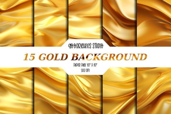 Download Gold Background Digital Paper - Gold Collection