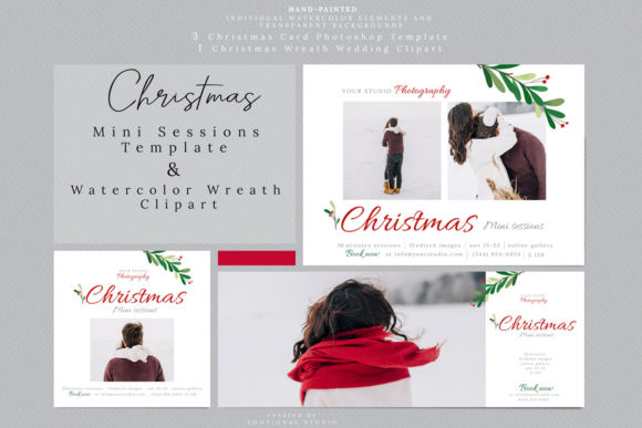 Download Christmas Mini Sessions Template - Christmas mini Collection